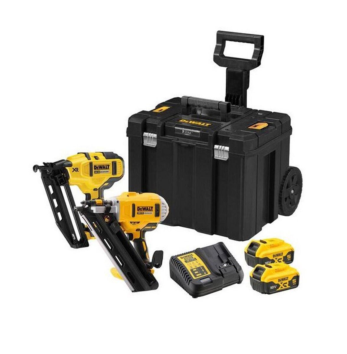 DeWALT DCK264P2T-GB 18V XR Brushless Nailer Twin Kit With 2x 5Ah Batteries Price Comparisons | Compare The Build