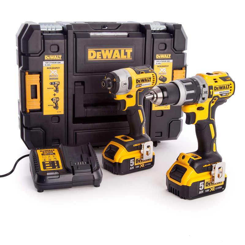 DeWALT DCK266P2T-GB XR 18V Brushless G2 Twinpack - TSTAK-5.0Ah Price Comparisons | Compare The Build