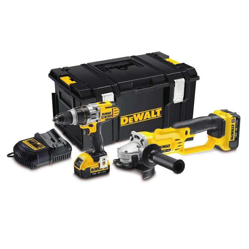 DeWALT DCK293M2 18V XRP Hammer Drill & Grinder Kit 2x4ah Price Comparisons | Compare The Build