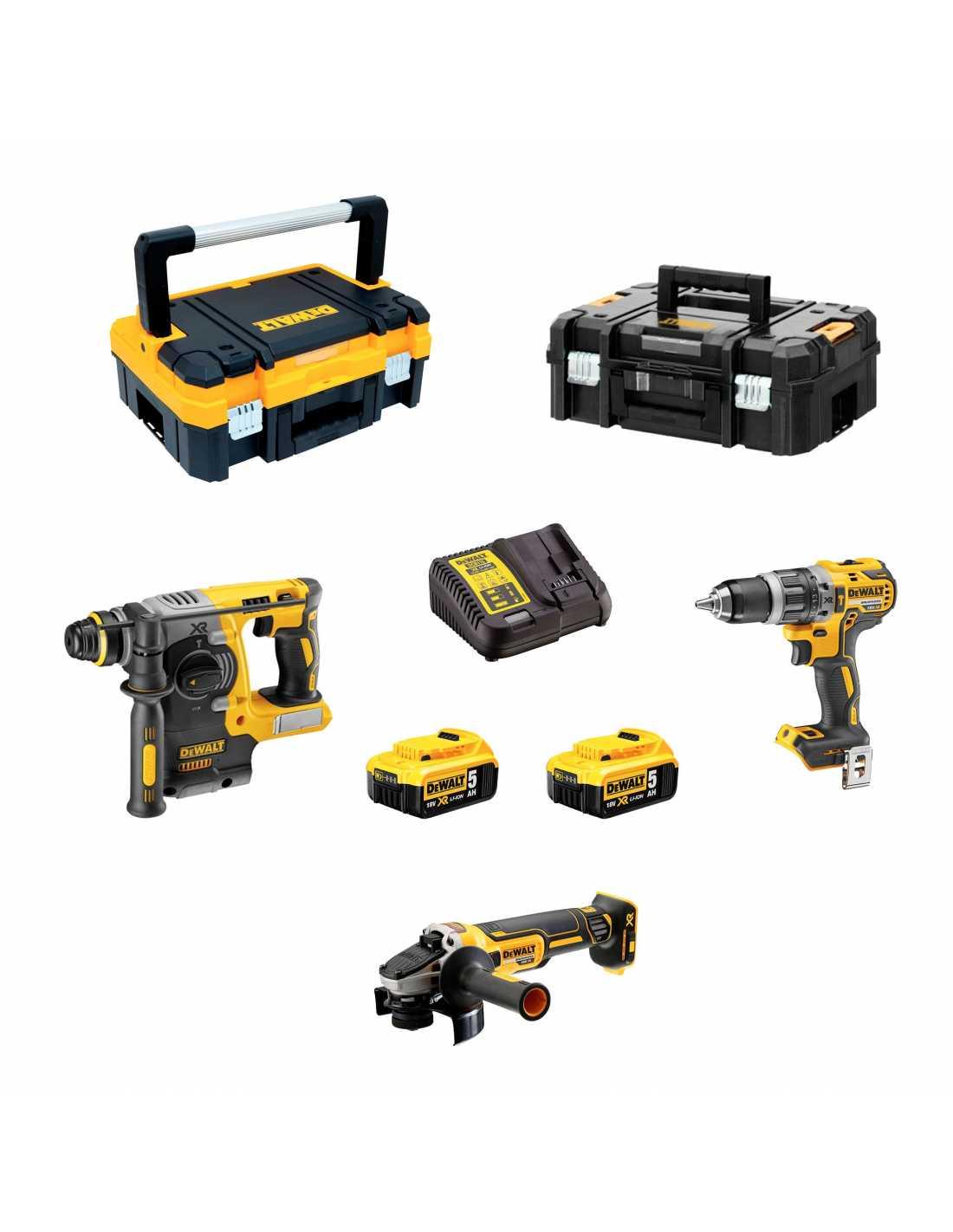 DeWALT DCK306P2T 18v Brushless Triple Kit 2 x 5ah Battery & T-STAKS Price Comparisons | Compare The Build