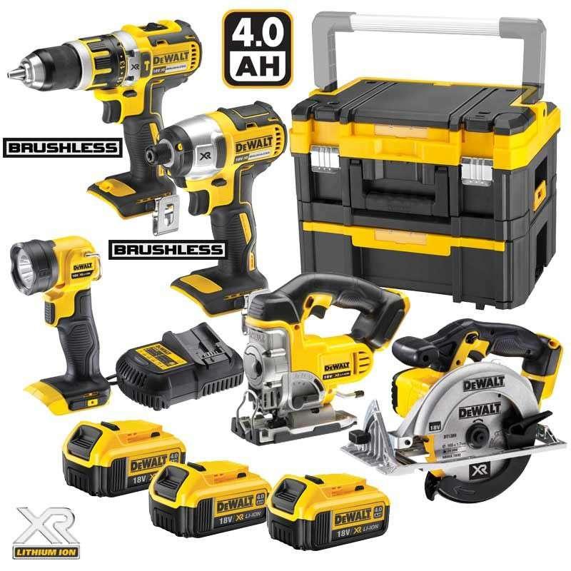 DeWALT DCK550M3T 18V XR 5 Piece Kit TSTAK With 3 x 4.0ah Batts Price Comparisons | Compare The Build