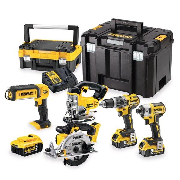 DeWALT DCK551P3T 18V XR 5 Piece TSTAK Kit With 3 x 5.0Ah Batteries Price Comparisons | Compare The Build