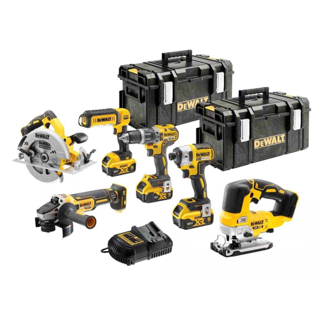 DeWALT DCK663P3-GB 18V Brushless 6 Piece Kit With 3x 5Ah Batteries Price Comparisons | Compare The Build
