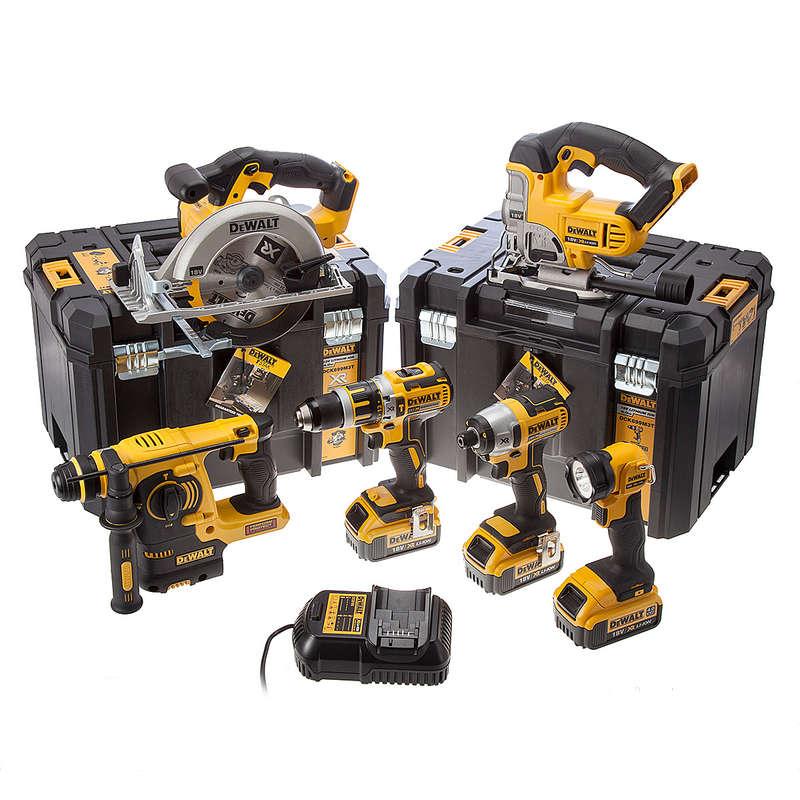 DeWALT DCK699M3T 18V XR 6 Piece Kit TSTAK With 3 x 4.0ah Batts Price Comparisons | Compare The Build