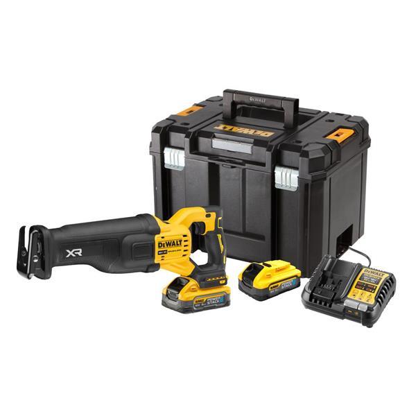 Dewalt DCS386H2T 18V XR Brushless Reciprocating Saw With 2 x 5.0Ah Powerstack Batteries Price Comparisons | Compare The Build
