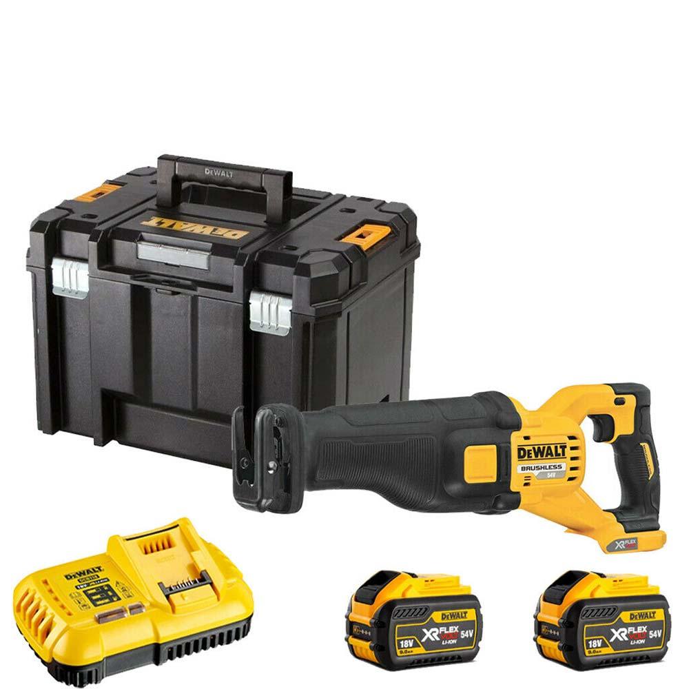 DeWALT DCS389X2-GB 54V XR FLEXVOLT Reciprocating Saw 2x9.0ah Batts Price Comparisons | Compare The Build
