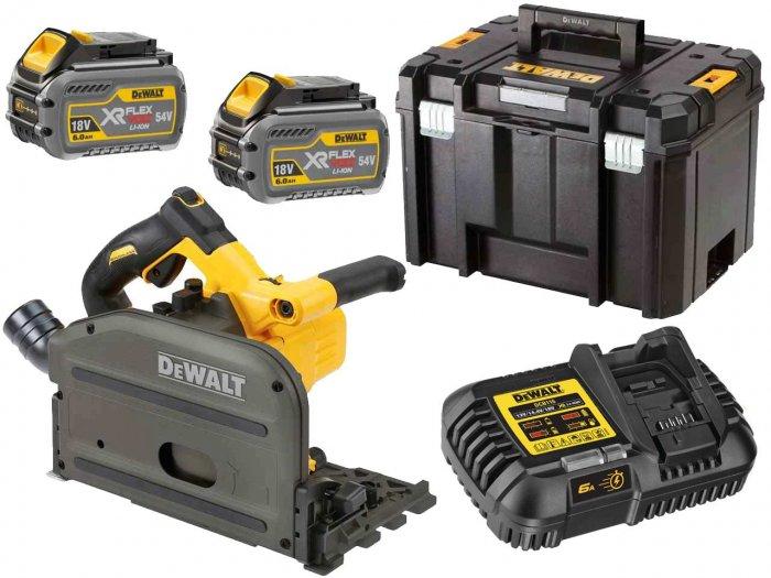 DeWALT DCS520T2-GB 54V XR FLEXVOLT Plunge Saw With 2x 6Ah Batteries Price Comparisons | Compare The Build