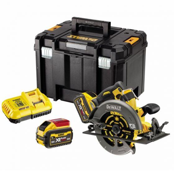 DeWALT DCS578X2-GB 54V XR FLEXVOLT 190mm Circular Saw With 2x 9Ah Batteries Price Comparisons | Compare The Build