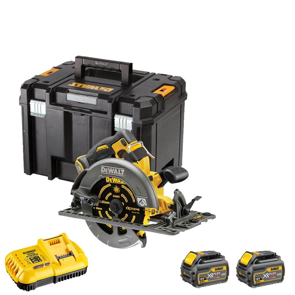 DeWALT DCS579T2-GB 54V XR FLEXVOLT 190mm Circular Saw 2x 6.0ah Batts Price Comparisons | Compare The Build