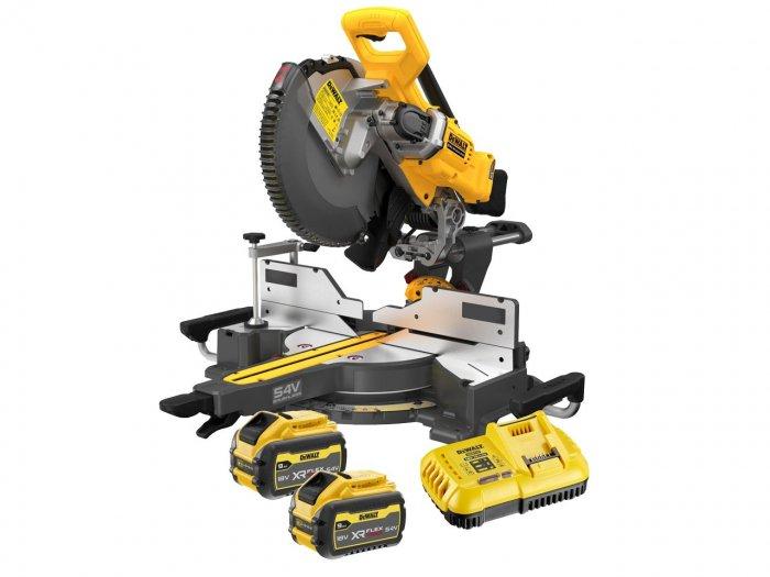 DeWALT DCS781X2-GB 54V XR Flexvolt 305mm Cordless Sliding Mitre Saw With 2x 9Ah Batteries Price Comparisons | Compare The Build