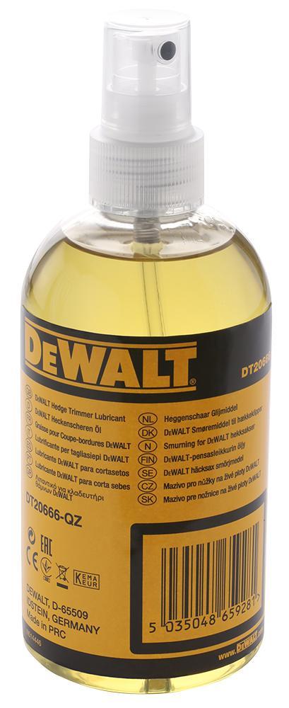 DeWALT DT20666-QZ Hedge Trimmer Lubricant 300ml Price Comparisons | Compare The Build