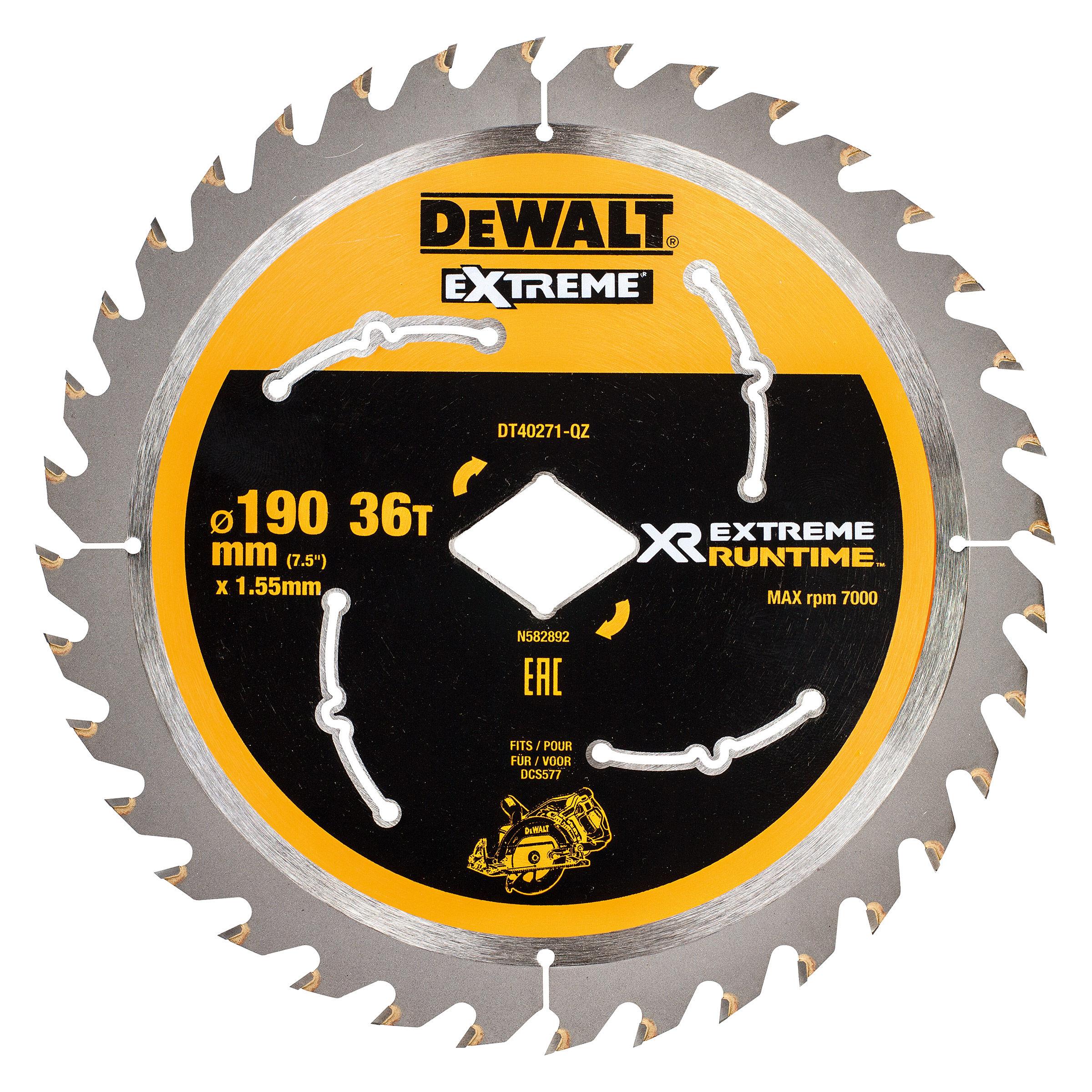 DeWALT DT40271-QZ XR 190mm x Diamond Bore x 36T Circular Saw Blade Price Comparisons | Compare The Build