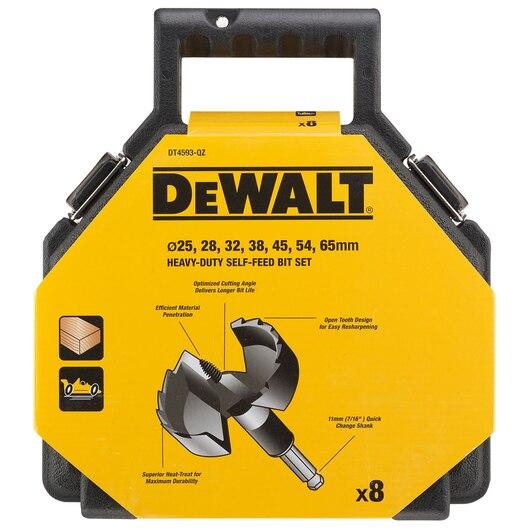 DeWALT DT4593-QZ 8 Piece Self Feed Forstner Drill Set Price Comparisons | Compare The Build