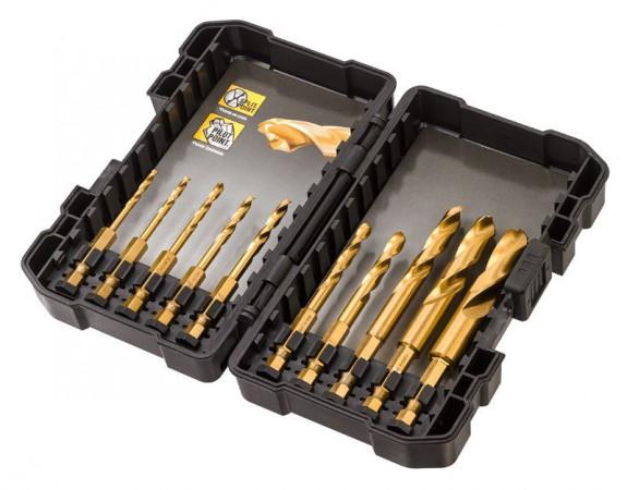 DeWALT DT50050-QZ 10pc Impact TITANIUM Drill Bit Set Price Comparisons | Compare The Build