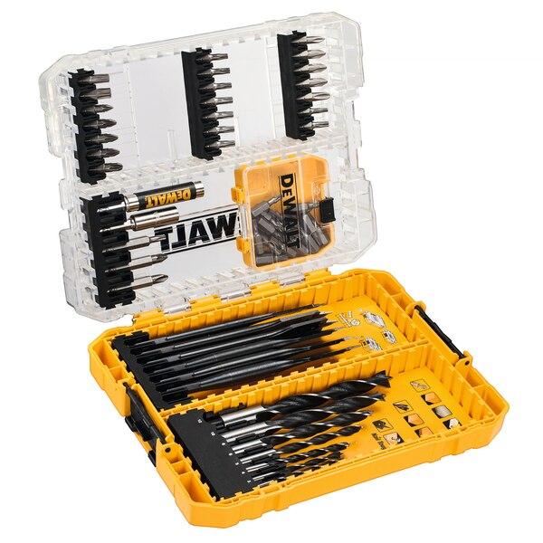DeWalt DT70758-QZ Extreme Flatwood Drill Drive 57 Piece Set Price Comparisons | Compare The Build