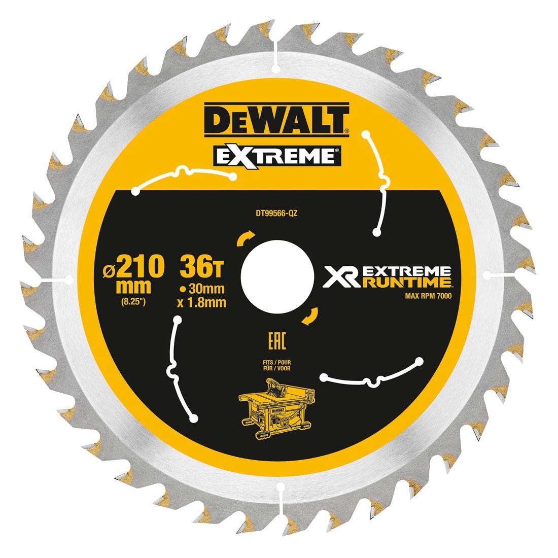 DeWALT DT99566-QZ Xtreme Runtime 210mm x 30mm 36T Sawblade Price Comparisons | Compare The Build