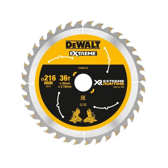 DeWALT DT99569-QZ Xtreme Runtime 216mm x 30mm 36T Saw Blade Price Comparisons | Compare The Build