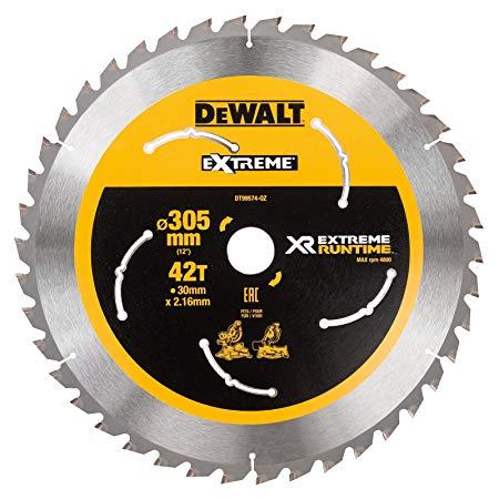DeWALT DT99574-QZ XR FLEXVOLT Mitre Saw Blade 305mm x 30mm x 42T Price Comparisons | Compare The Build