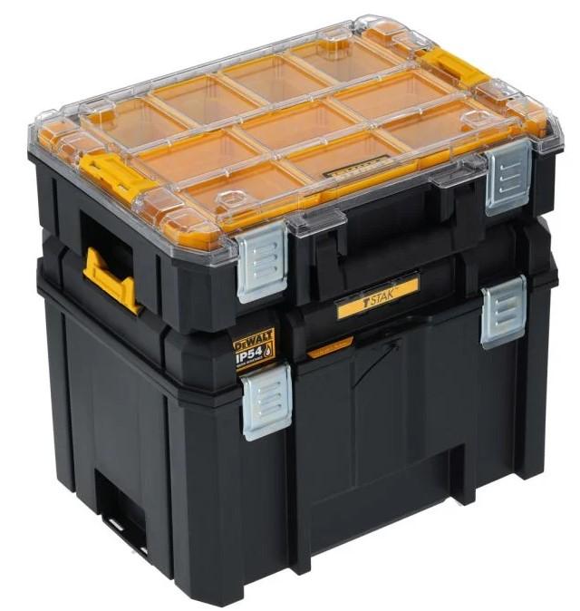 DeWALT DWST83520-1 TSTAK 2.0 Deep Box & Organiser Case Combo kit Price Comparisons | Compare The Build