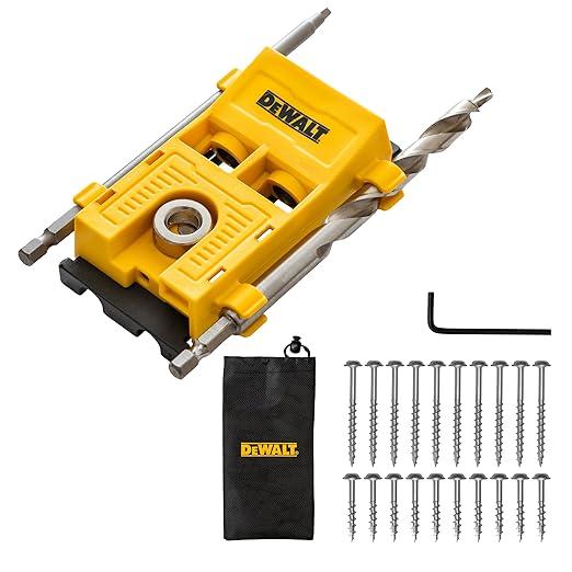 DeWalt DXPJ002E Twin Pro Pocket Hole Jig With Pouch