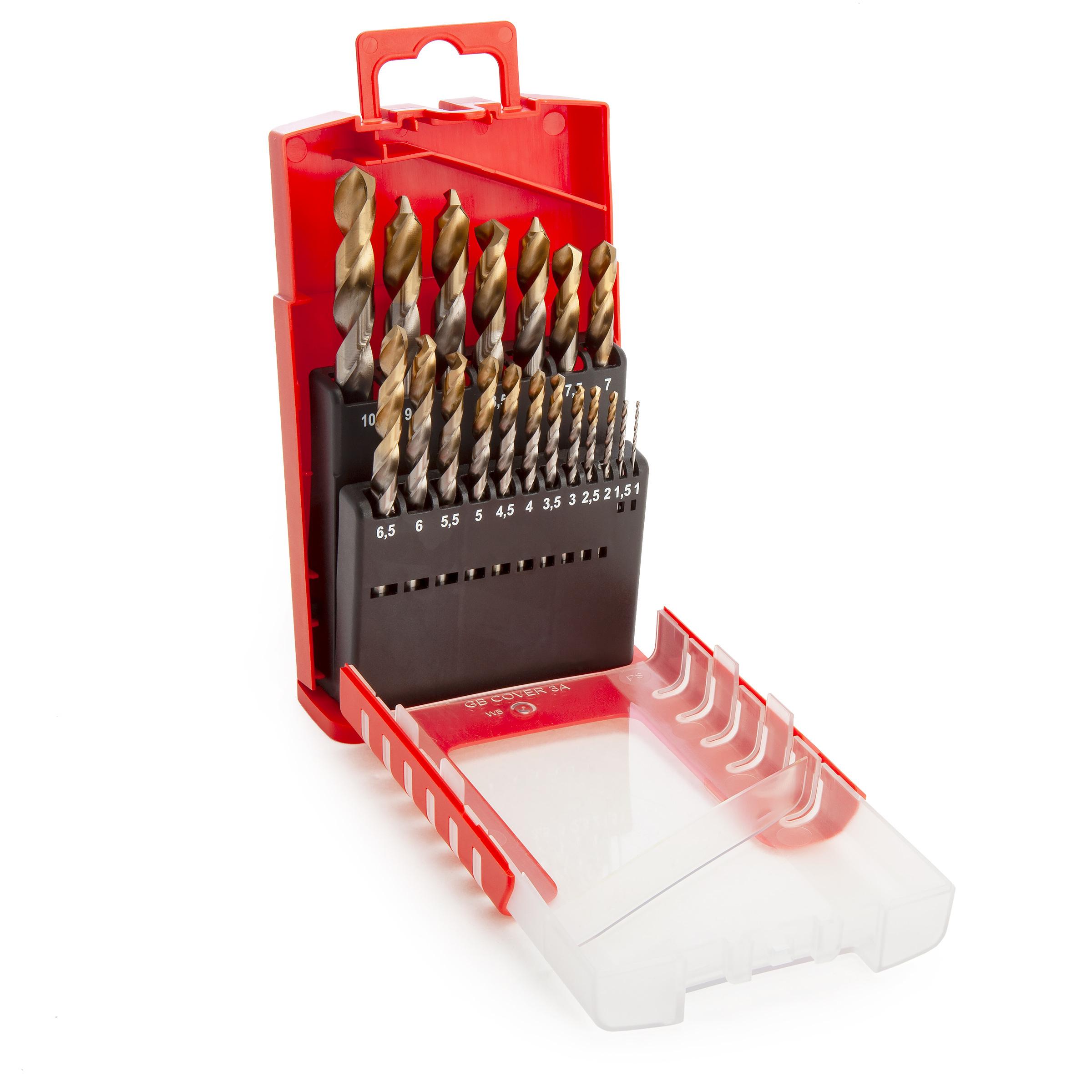 Dormer A087201 A002 HSS-TiN Coated Tip Jobber 19 Piece Drill Set Price Comparisons | Compare The Build