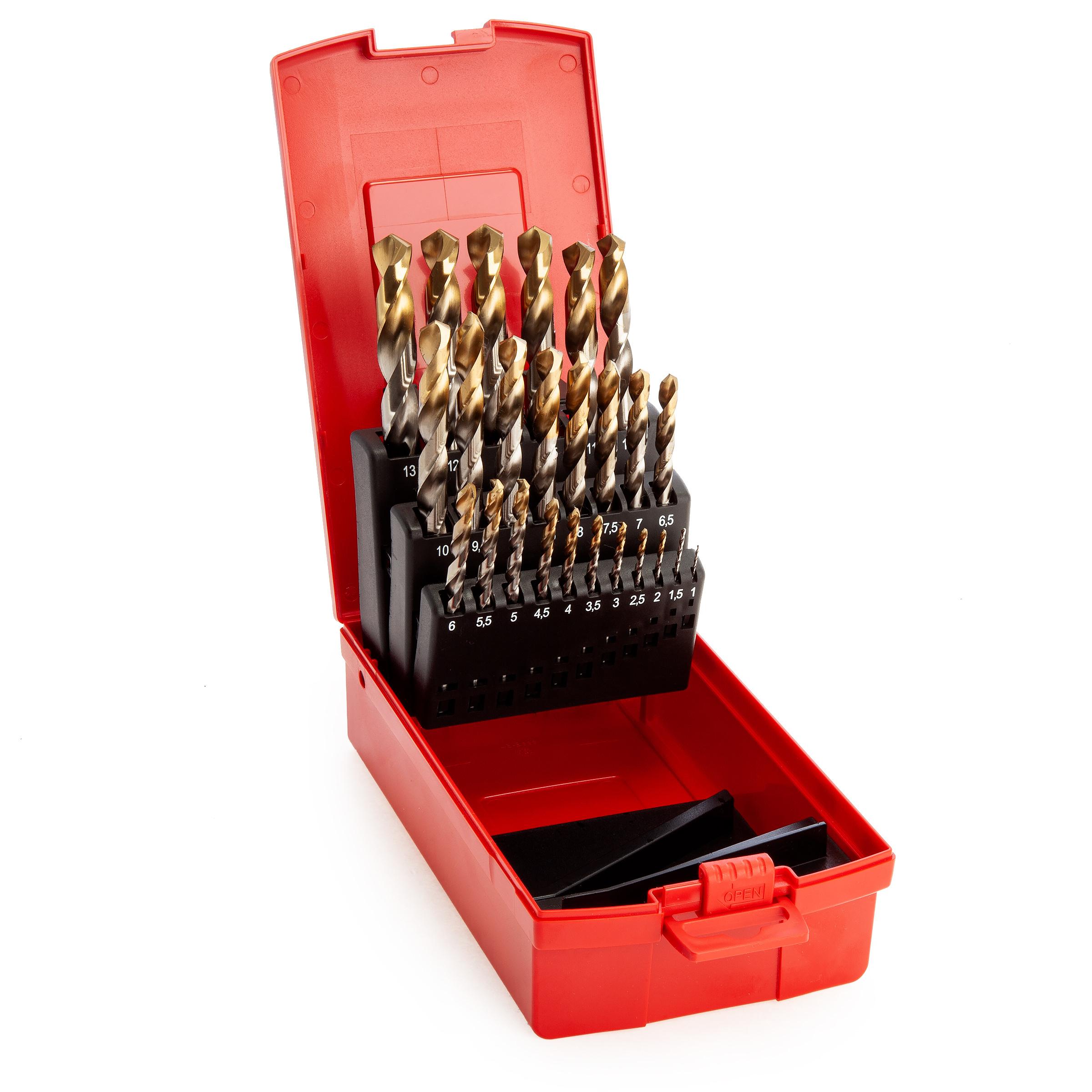 Dormer A095204 A002 HSS TIN Coated Tip Jobber Drill 25 Piece Set Price Comparisons | Compare The Build