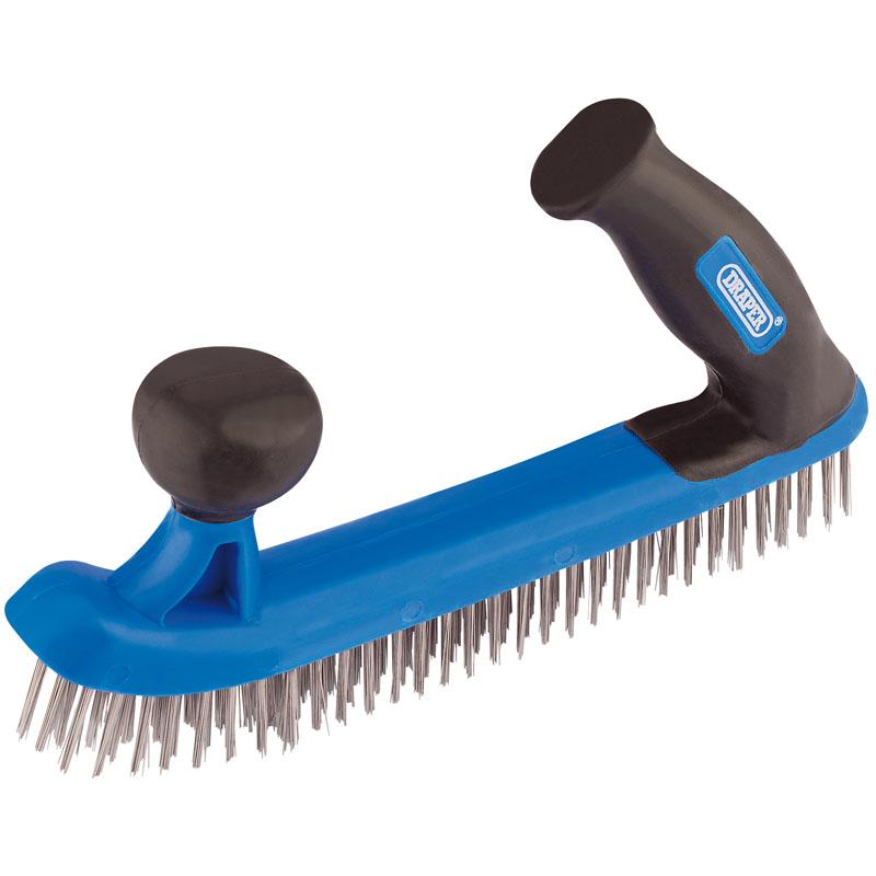 DRAPER WB2H Two Handle 235mm Stainless Steel Wire Brush Price Comparisons | Compare The Build