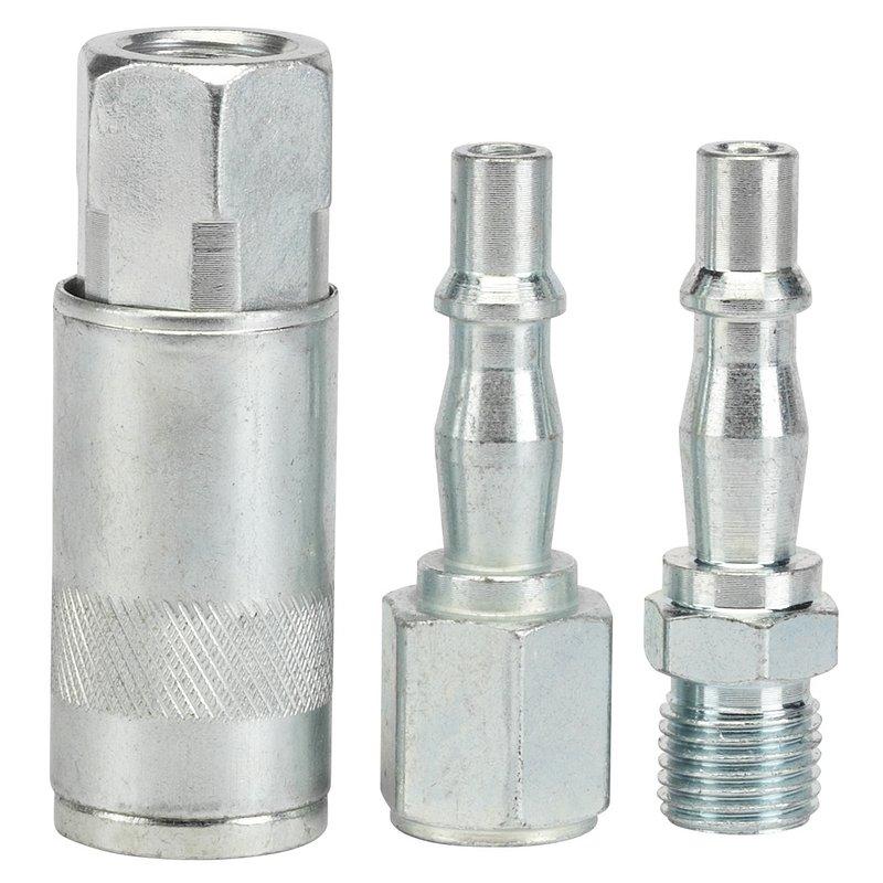 DRAPER 1/4" BSP Air Line Coupling 3 Piece Set Price Comparisons | Compare The Build