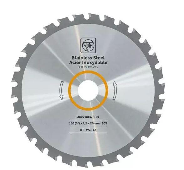 Fein 63502307000 150x20mm Stainless Steel Cutting Blade for F-IRON CUT 57AS Circular Saw Price Comparisons | Compare The Build