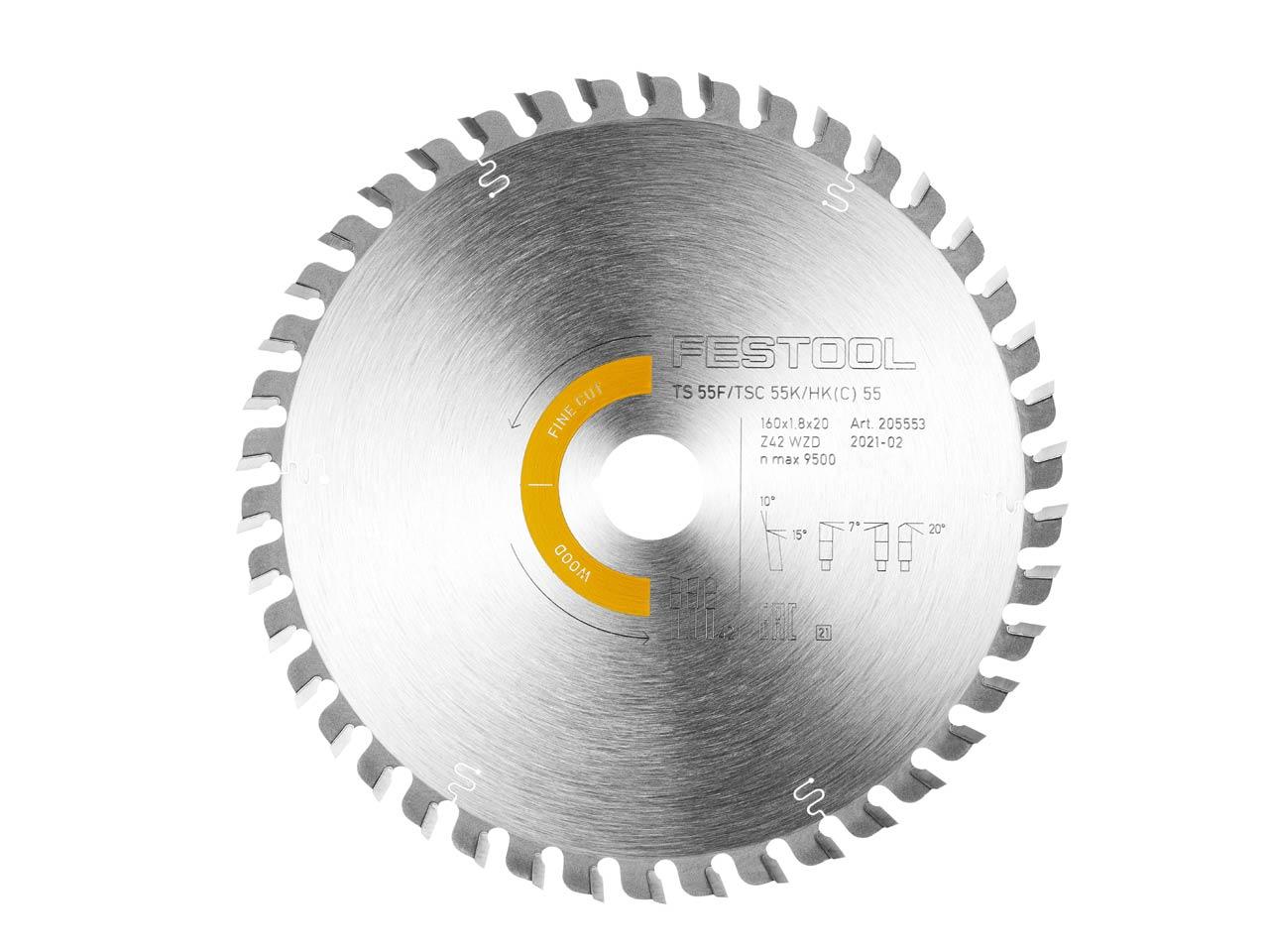 Festool 205553 160mm x 20mm 42T Fine Tooth Wood Saw Blade Price Comparisons | Compare The Build
