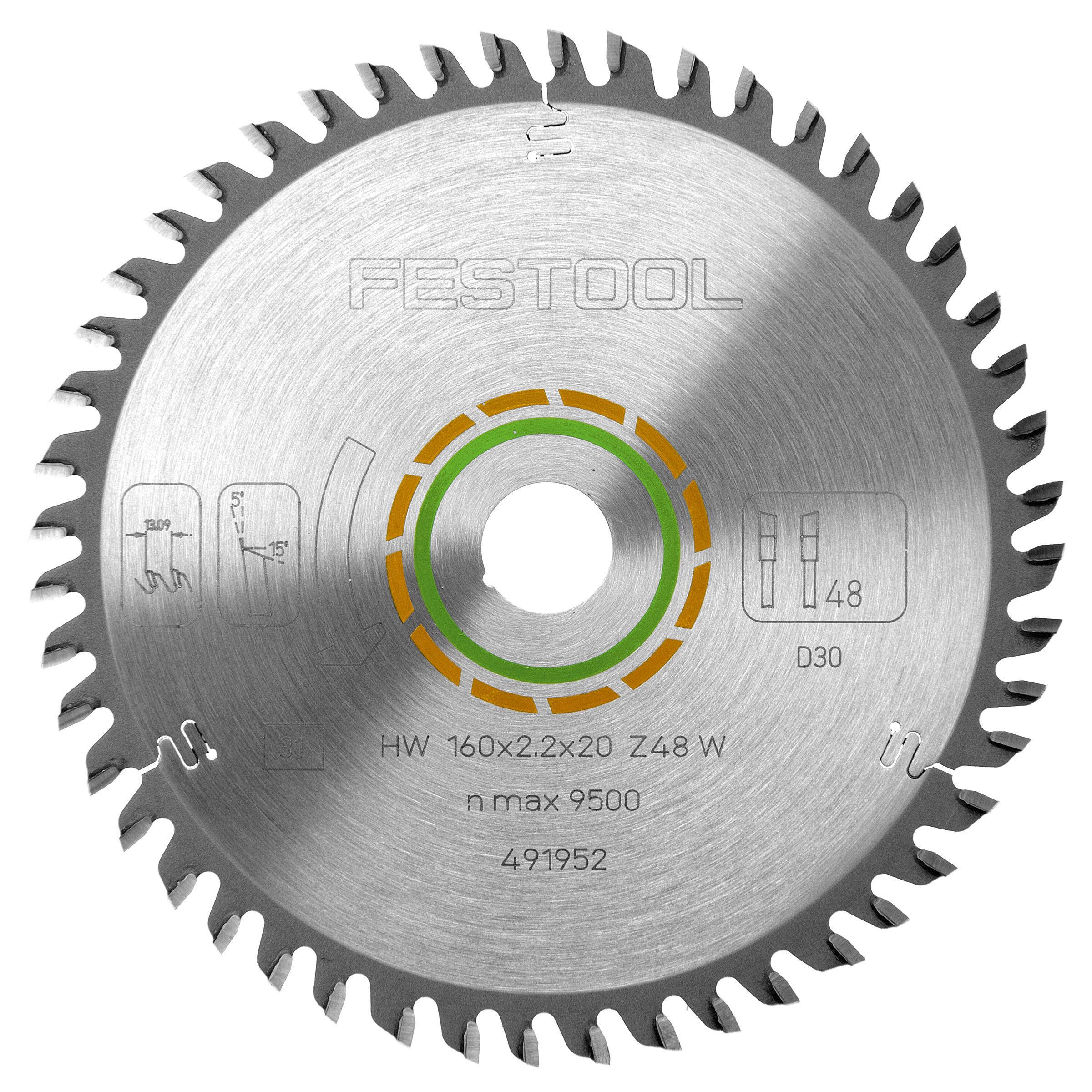 Festool Fine Tooth Saw Blade HW 160mm x 2.2mm x20mm W48 Price Comparisons | Compare The Build