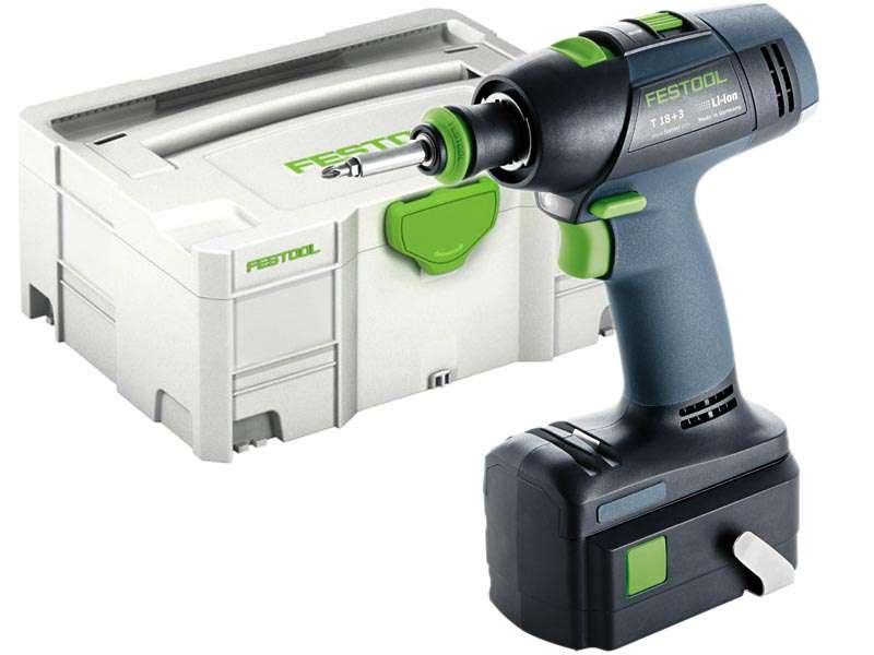Festool 18v Cordless drill T18+3 with 2 x 5.2ah Batts Price Comparisons | Compare The Build