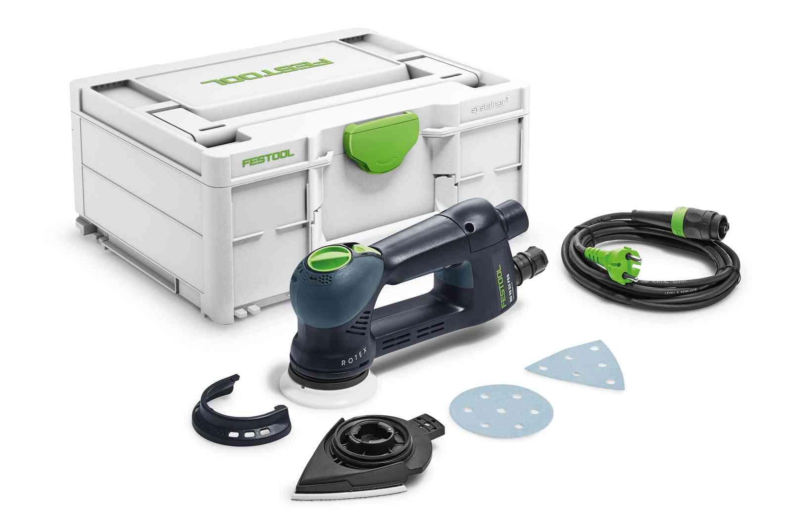 Festool RO90DXFEQ-Plus 90mm ROTEX Geared Eccentric Sander 230V Price Comparisons | Compare The Build