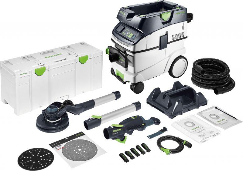 Festool 578427 110V Long-reach Sander & M-Class Extractor Set PLANEX LHS 2 225 EQI/CTM 36-Set