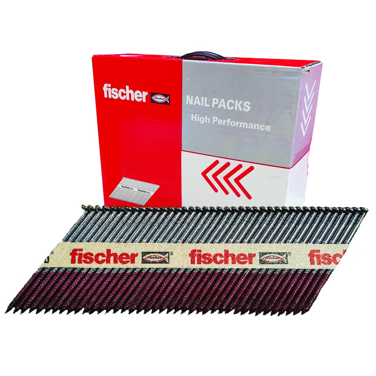 Fischer 2.8 x 51mm Collated Ring Shank Nails Box Of 3300 No Gas Price Comparisons | Compare The Build