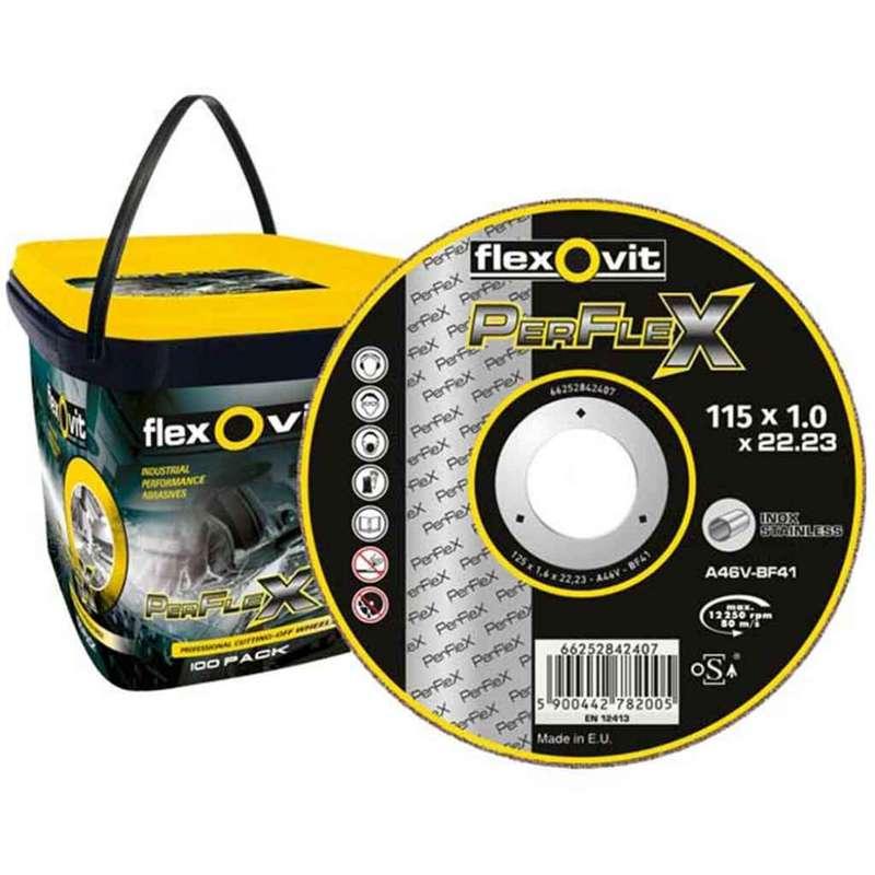 Flex O Vit Perflex 115mm Stainless Steel Slitting Disc Box of 100 Price Comparisons | Compare The Build