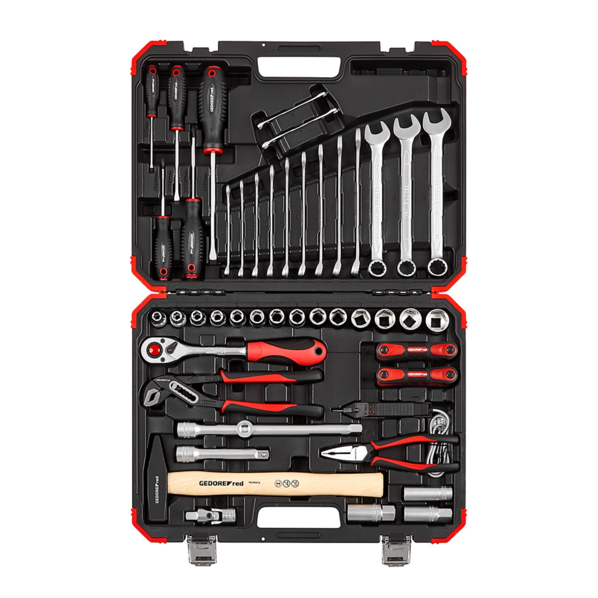 Gedore Red Socket Wrench set 1/2" Auto-Universal 61 Pieces R61000806 Price Comparisons | Compare The Build