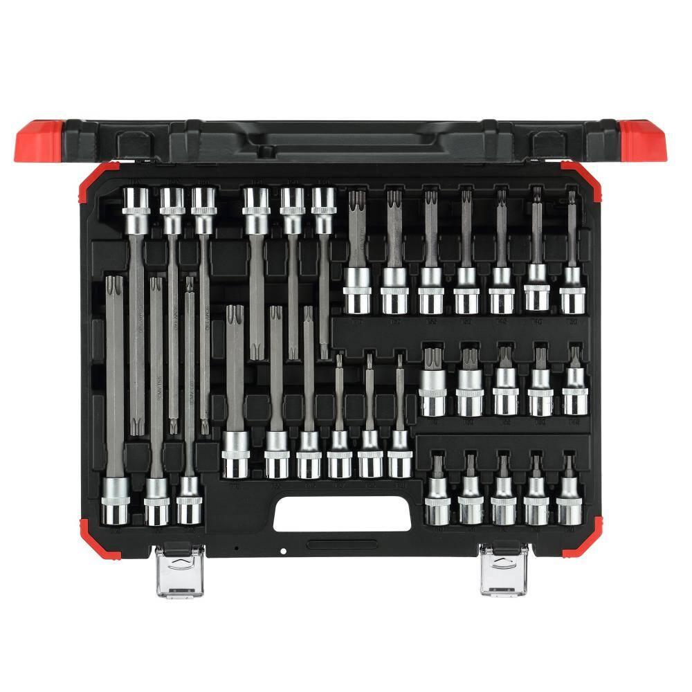 Gedore RED R68003032 1/2in Drive TX Bit Socket 32 Piece Set