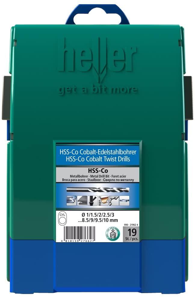 Heller 19 Piece HSS Cobalt Stainless Steel Drill Bit Set Price Comparisons | Compare The Build