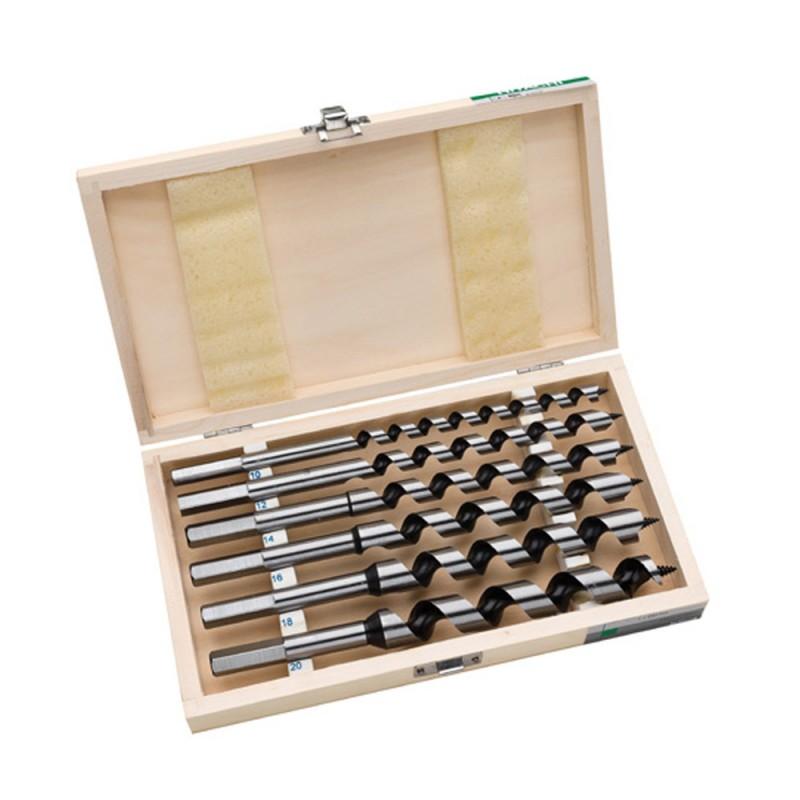HiKOKI 781992 6 Piece 230mm Wood Auger Drill Bit Set 10-20mm Price Comparisons | Compare The Build