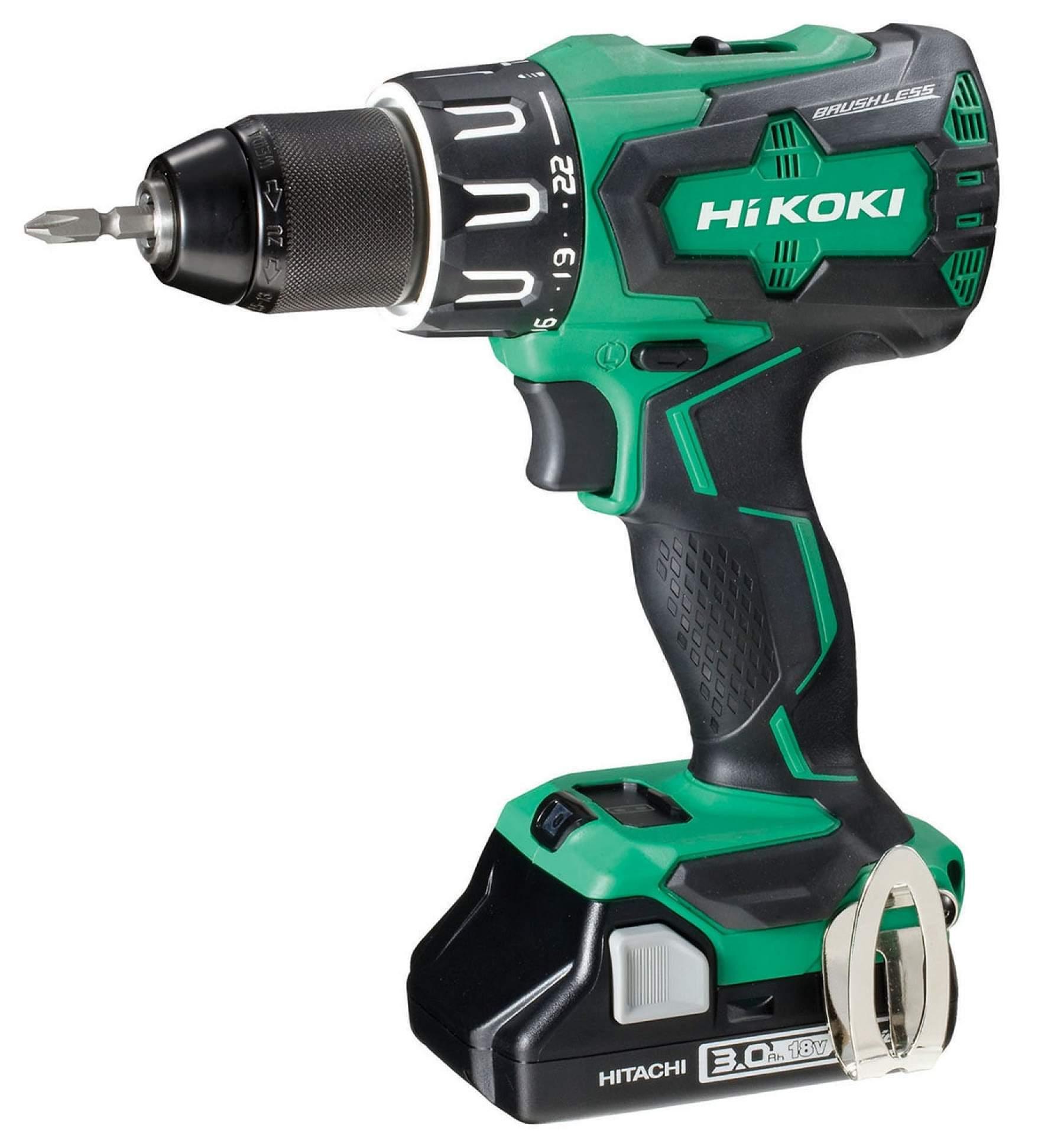 HiKOKI DV18DBFL2 18V Cordless Combi Drill 2 x 3.0Ah Batteries Price Comparisons | Compare The Build