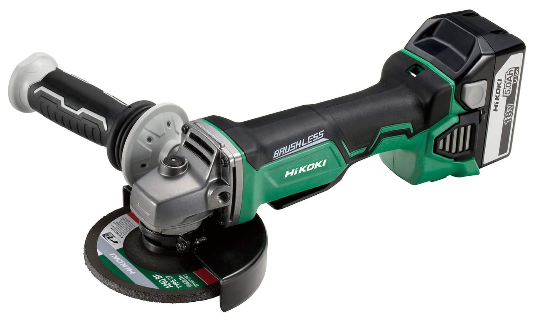 HiKOKI G18DBAL/JJZ/18 18V Brushless Angle Grinder 2 x 5.0Ah Batteries Price Comparisons | Compare The Build
