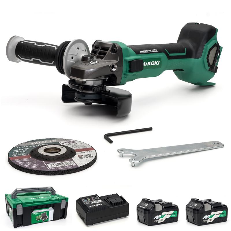 HiKOKI MULTI VOLT(36V) 115mm(4-1/2") Cordless Disc Grinder Price Comparisons | Compare The Build
