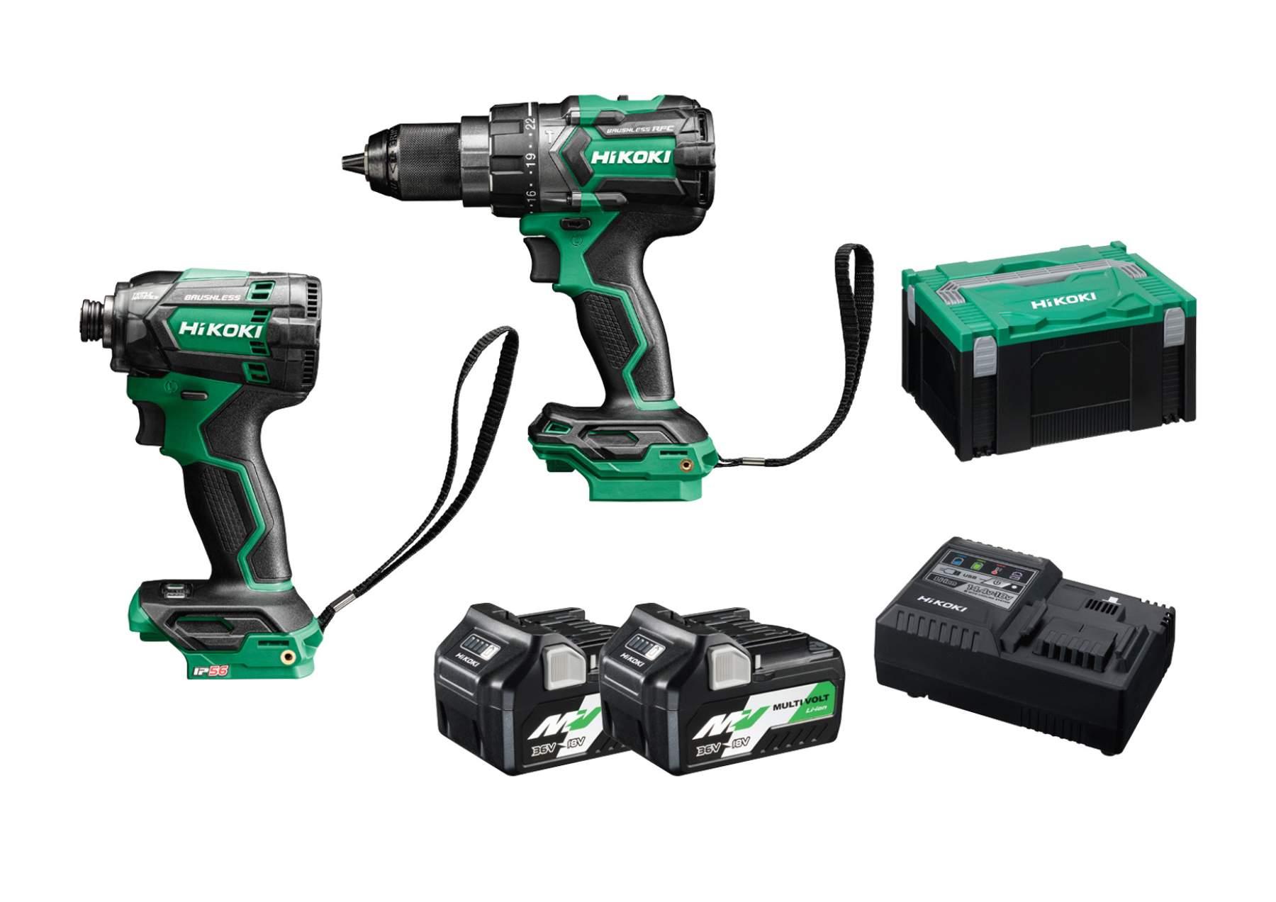 HiKOKI KC18DCJAZ 18V Twin Pack With 2x 2.5Ah/5.0Ah Multivolt Batteries Price Comparisons | Compare The Build