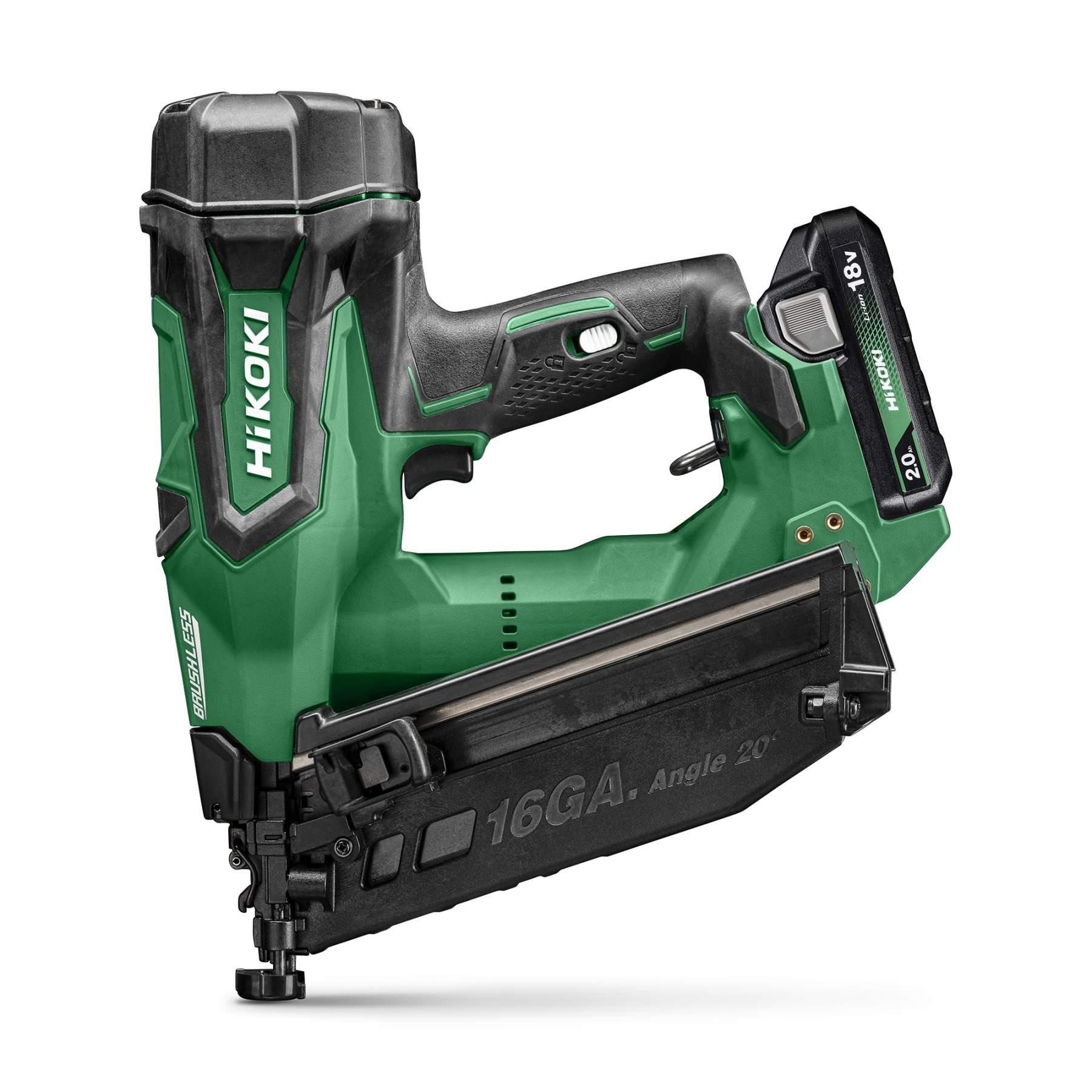 HiKOKI NT1865DMBJYZ 16G Angled Brushless Finish Nailer With 2x 2.0Ah Batteries Price Comparisons | Compare The Build