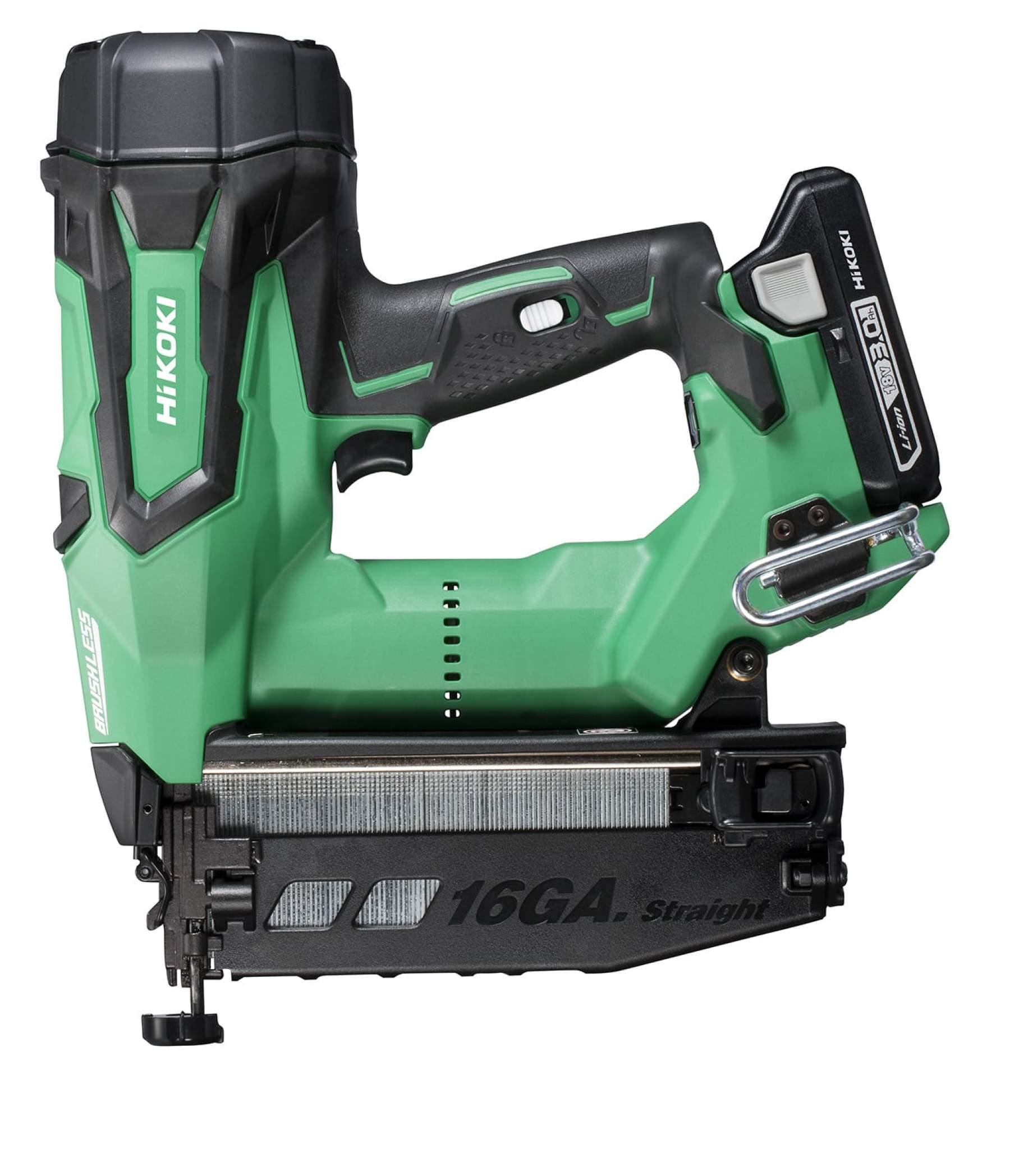 HiKOKI NT1865DMJXZ 16GA Brushless Straight Finish Nailer With 2 x 3Ah Batteries Price Comparisons | Compare The Build