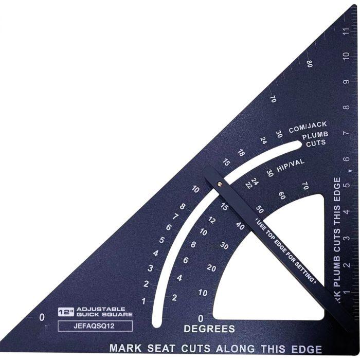 Jefferson JEFAQSQ12 12" Adjustable Quick Square Price Comparisons | Compare The Build