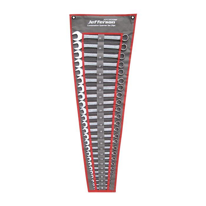 Jefferson 25 Piece Mirror Polished Combination Spanner Set Price Comparisons | Compare The Build