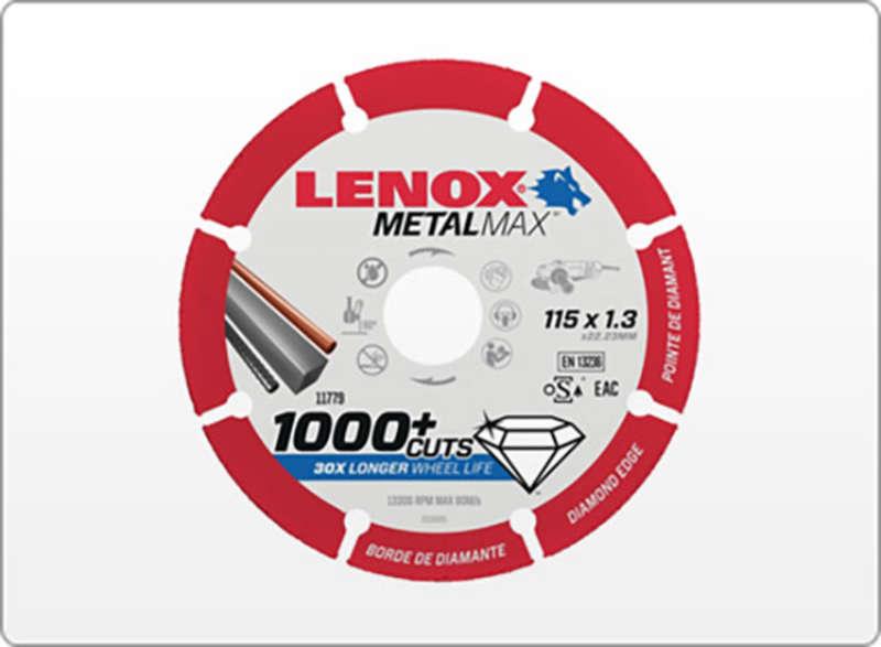 Lenox Metalmax Cut Off Wheel 115mm x 1.3mm 22.23mm Bore Price Comparisons | Compare The Build