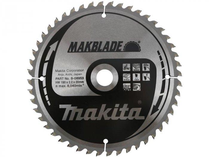 Makita B-32758 Makblade for Stationary Saws 190mm x 20 x 48T Price Comparisons | Compare The Build